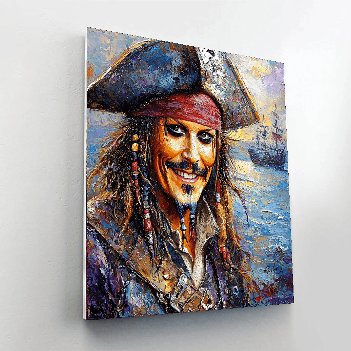 Johnny Depp: Pirate Of The Caribbean's Dreamscape Paint By Numbers Kits