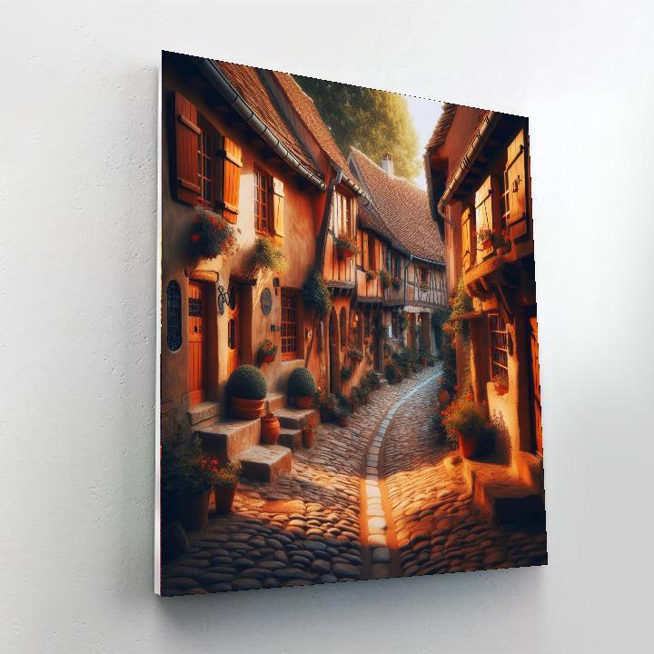 Historic Village Charm DIY Paint By Numbers