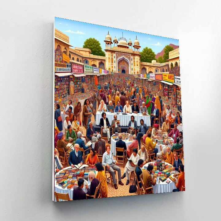 Jaipur Literature Festival - India Paint By Numbers Art