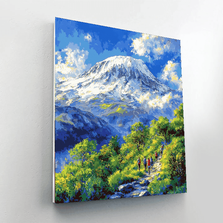 Mount Kilimanjaro DIY Paint By Numbers
