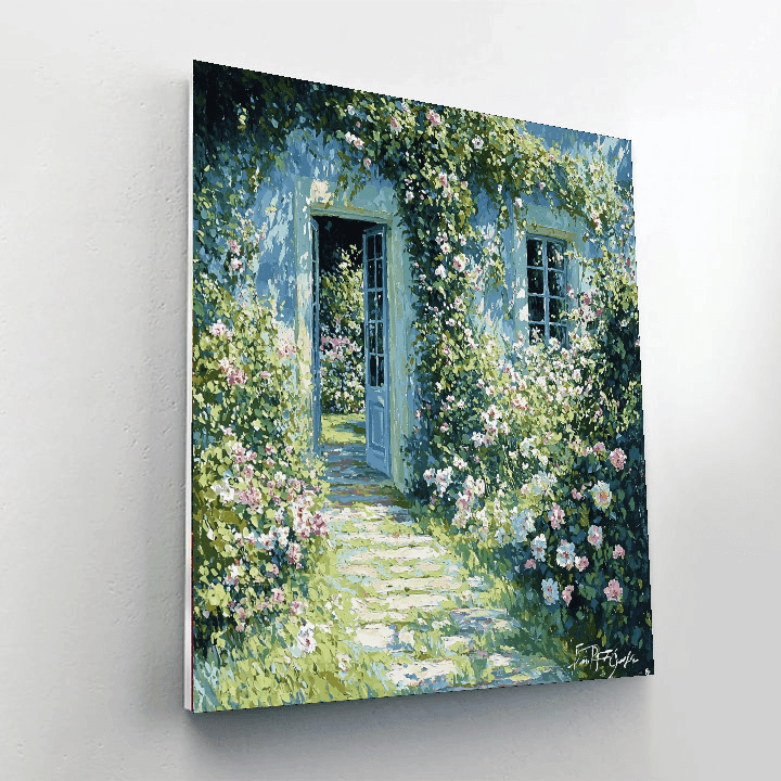 Claude Monet Inspired Hidden Garden  Paint By Numbers Kits