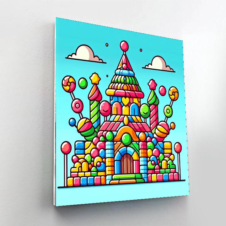 Candy Castle Paint By Numbers Kits