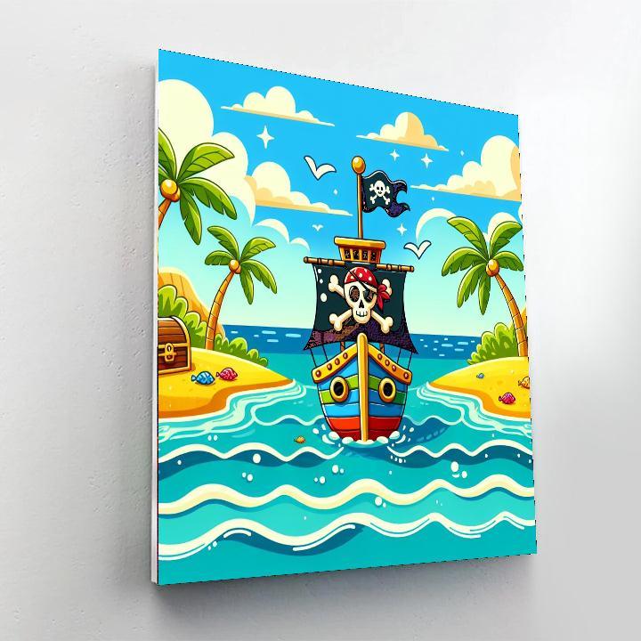 Pirate's Paradise DIY Paint By Numbers