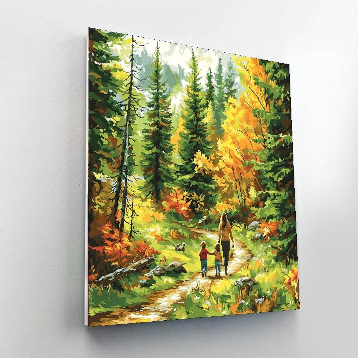 Mommy And Me On A Adventure Paint By Numbers Kits