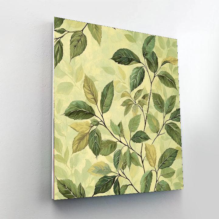 Leonardo Da Vinci Inspired Botanical Essence  Paint By Numbers