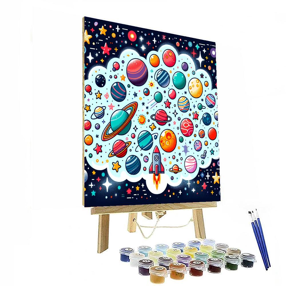 Galaxy Of Dreams Paint By Numbers Art