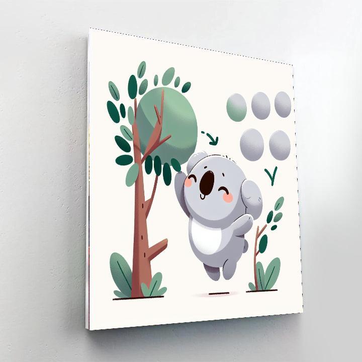 Clever Koala Chronicles Number Painting