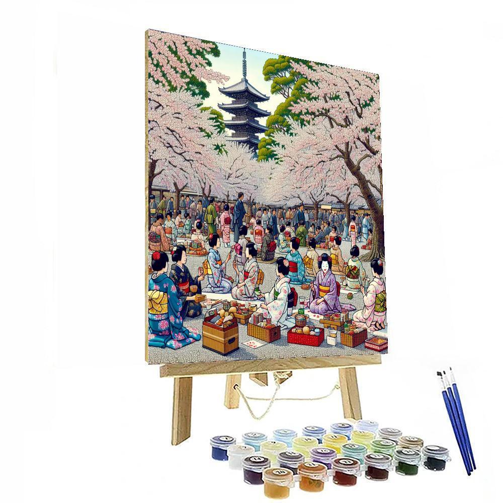 Hanami - Kyoto Painting Number Kit