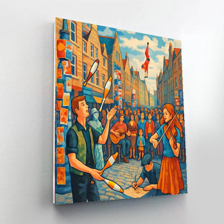The Edinburgh Festival Fringe - Edinburgh Painting By Numbers Kit