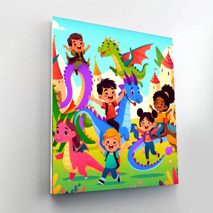 Dragon Trainer's World Number Painting