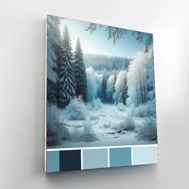 Wintery Woodland Retreat Paint By Number