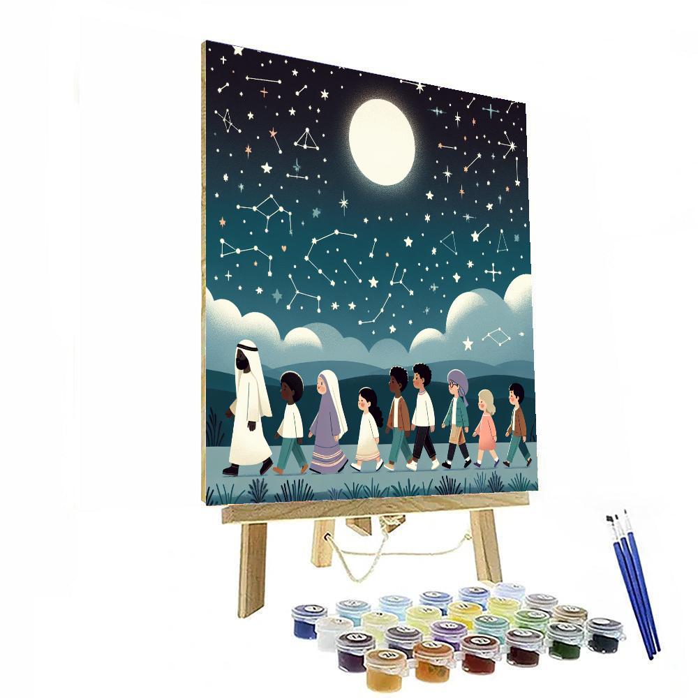 Starlight Stroll Painting Number Kit