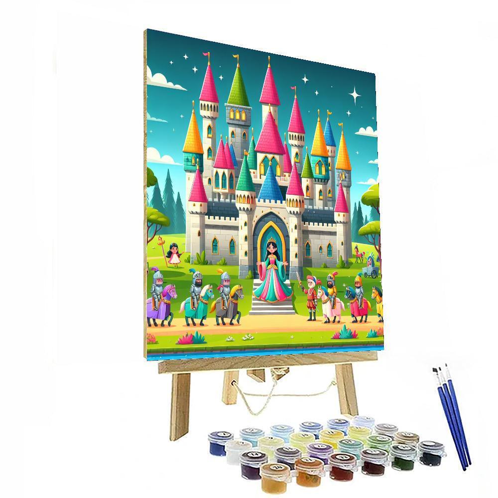 Charming Castle Kingdom Paint By Color