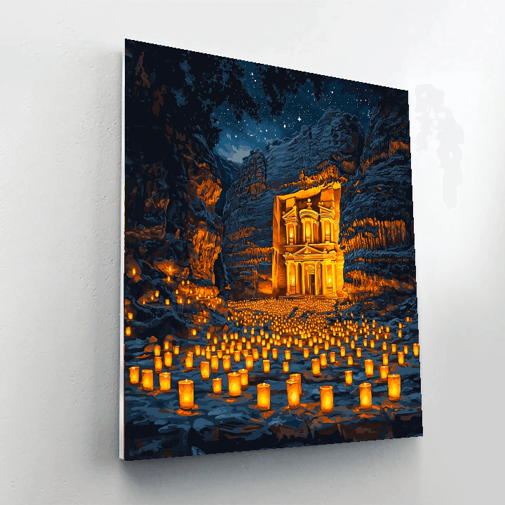 Petra By Night Paint By Numbers Kits