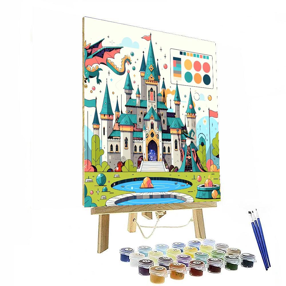 Mystic Castle Paint By Numbers Art