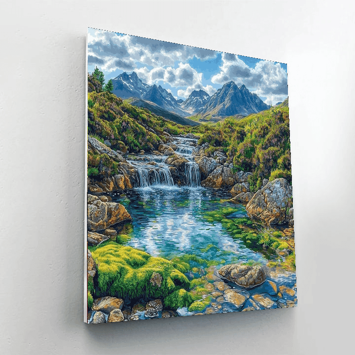 Fairy Pools - Isle Of Skye Numbered Painting Kits