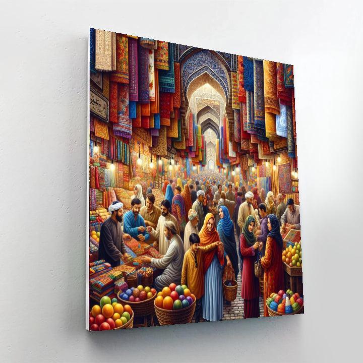 Lively Bazaar Wonders Paint By Color