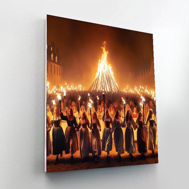 Celtic Fire Festival - Scotland Paint By Number