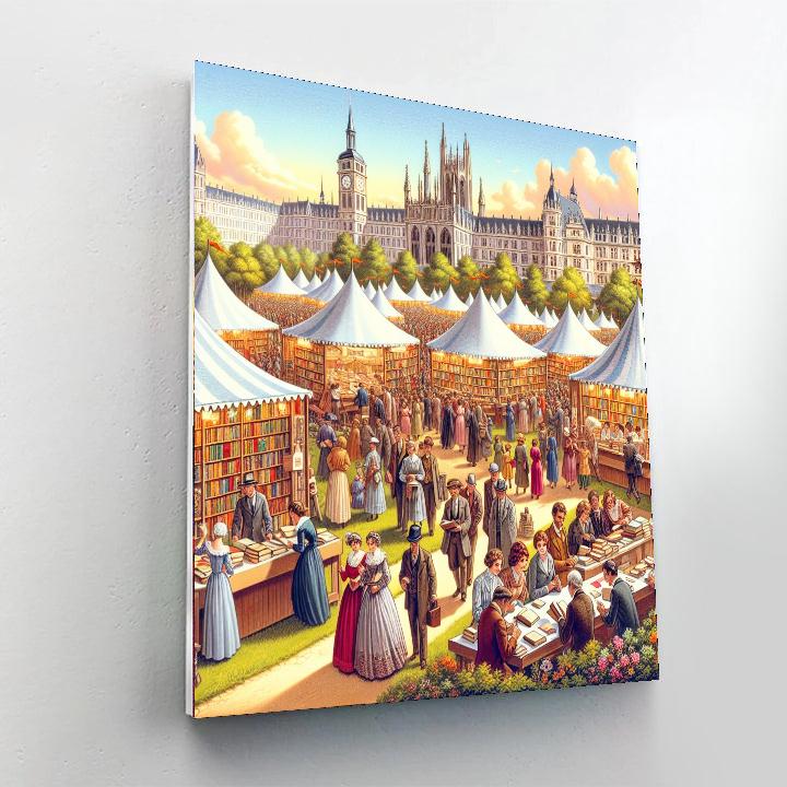 Edinburgh Book Festival Number Painting