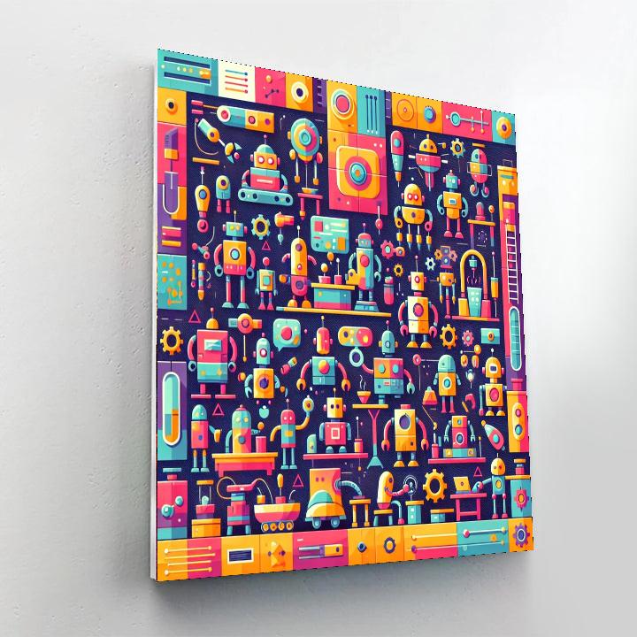 Robot Creators Lab Paint By Number