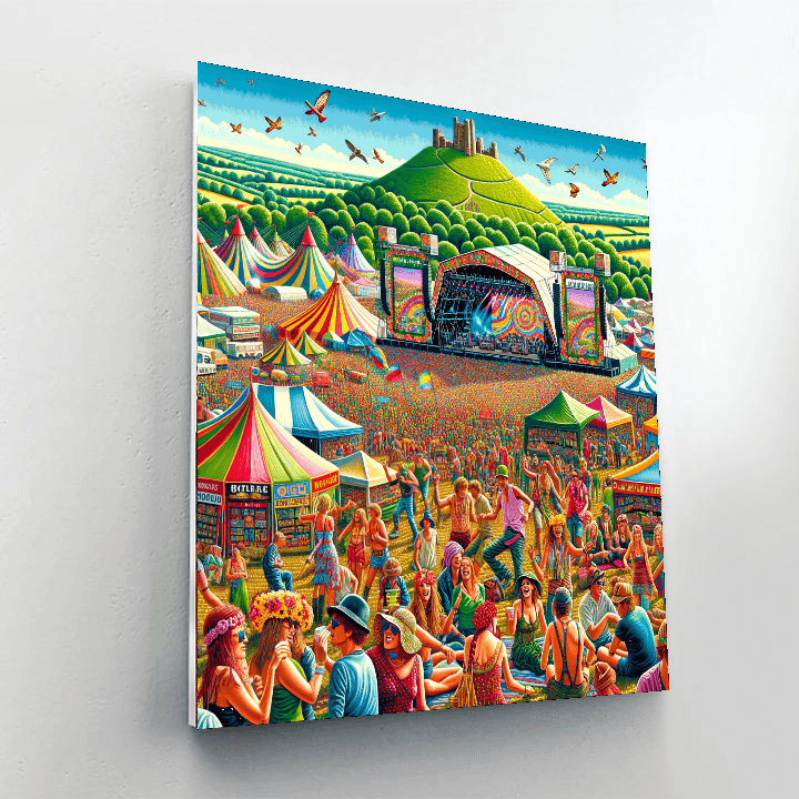 Glastonbury Festival - Somerset, England Paint By Color
