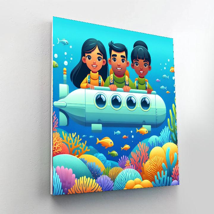 Opulent Ocean Odyssey Numbered Painting Kits