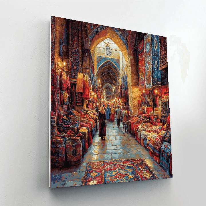 Nasir Al-mulk Market Paint By Numbers Kits