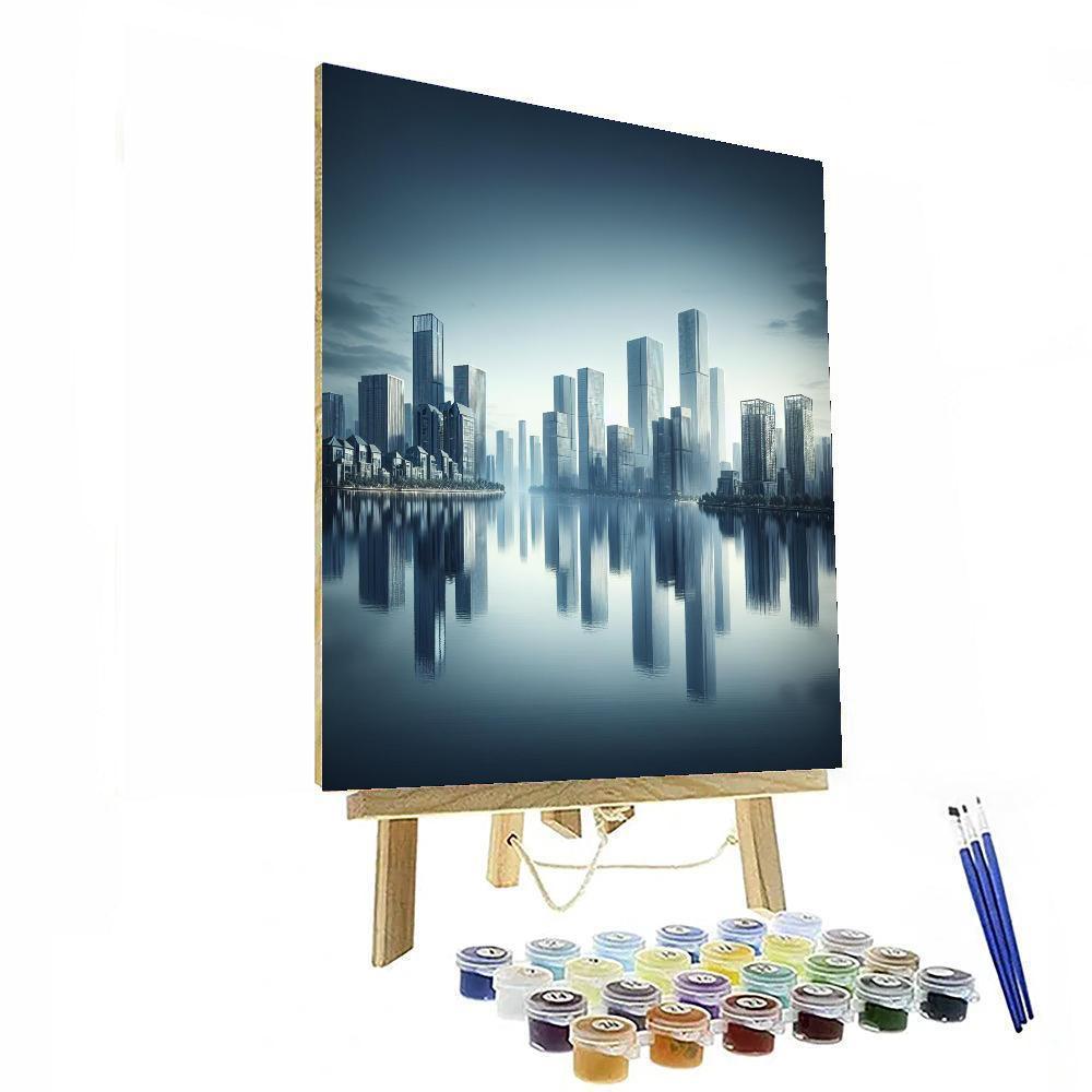 Urban Landscape Serenity Paint By Number