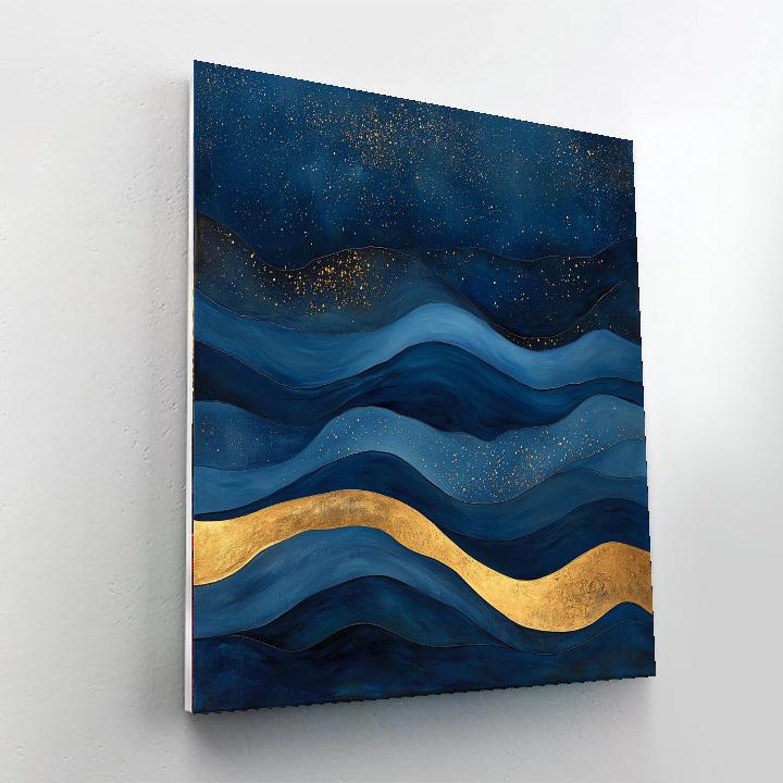 Gustav Klimt Inspired Harmonic Tides  Paint By Numbers Kits