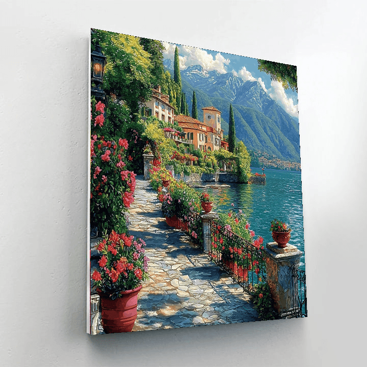 Lake Como - Italy DIY Paint By Numbers
