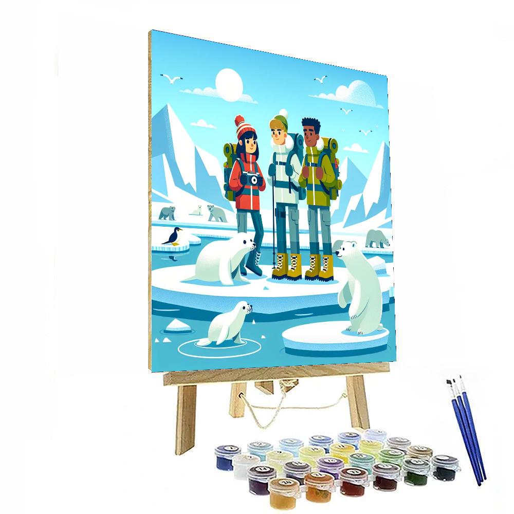 Artic Expedition Excursion Paint By Numbers Art
