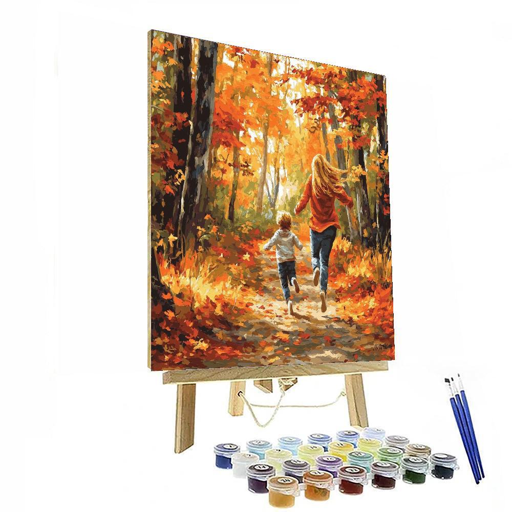 Joyful Woodland Romp Paint By Numbers Kits