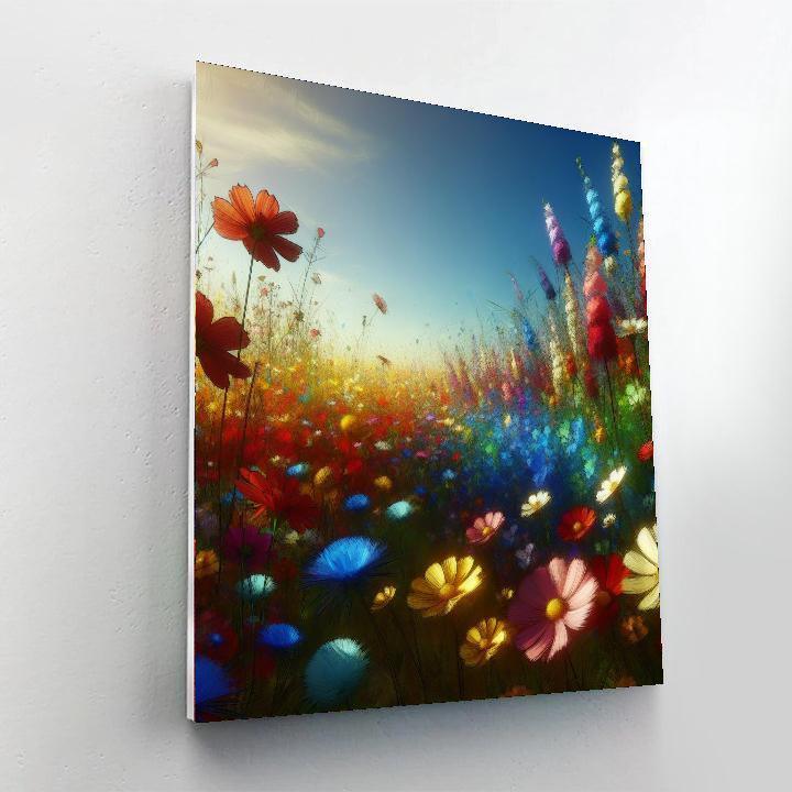 Wildflower Meadow Joy Numbered Painting Kits