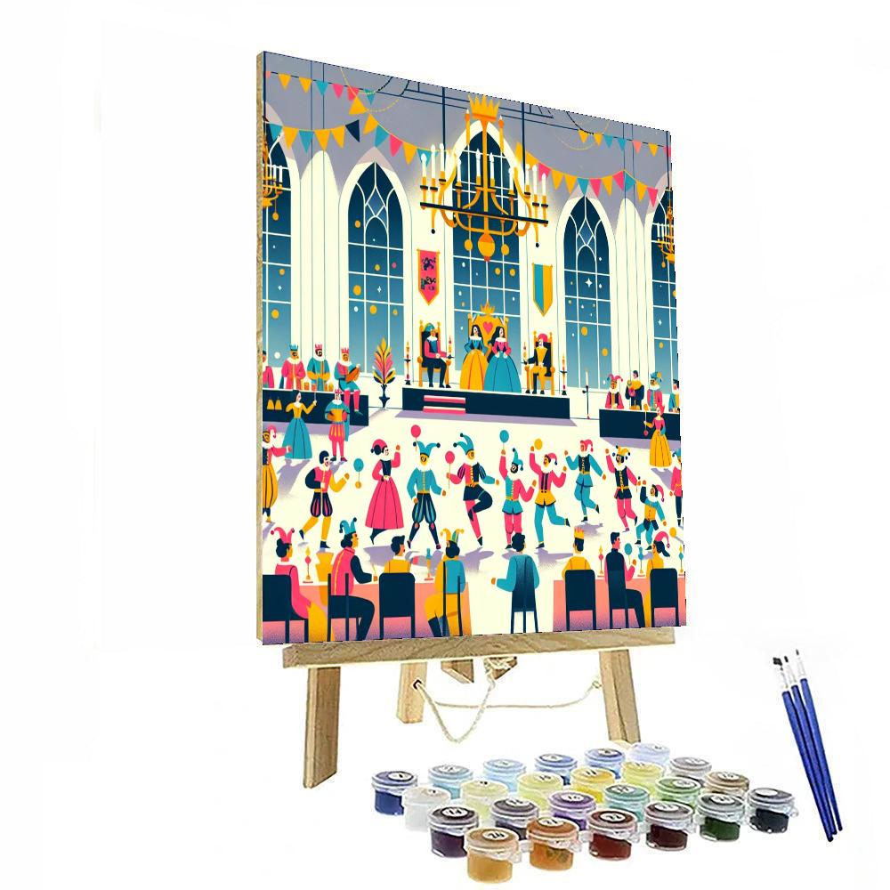 Castle Kingdom Celebration Number Painting