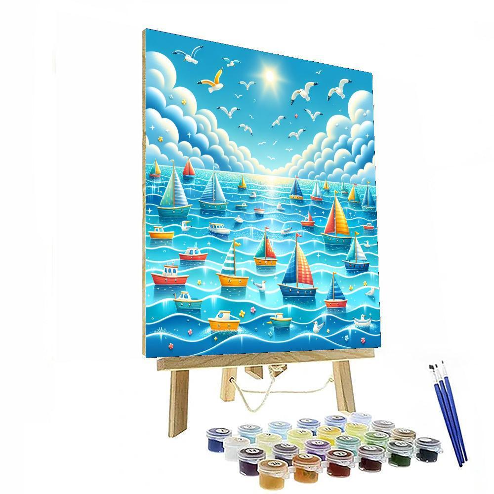 Charming Ocean Voyage Paint By Numbers Kits