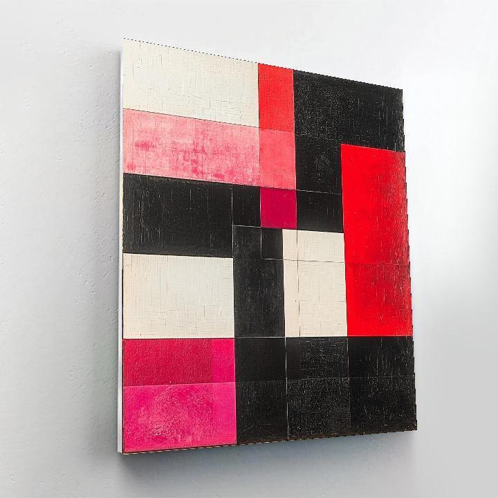 Kazimir Malevich Inspired Layered Realities  Paint By Numbers