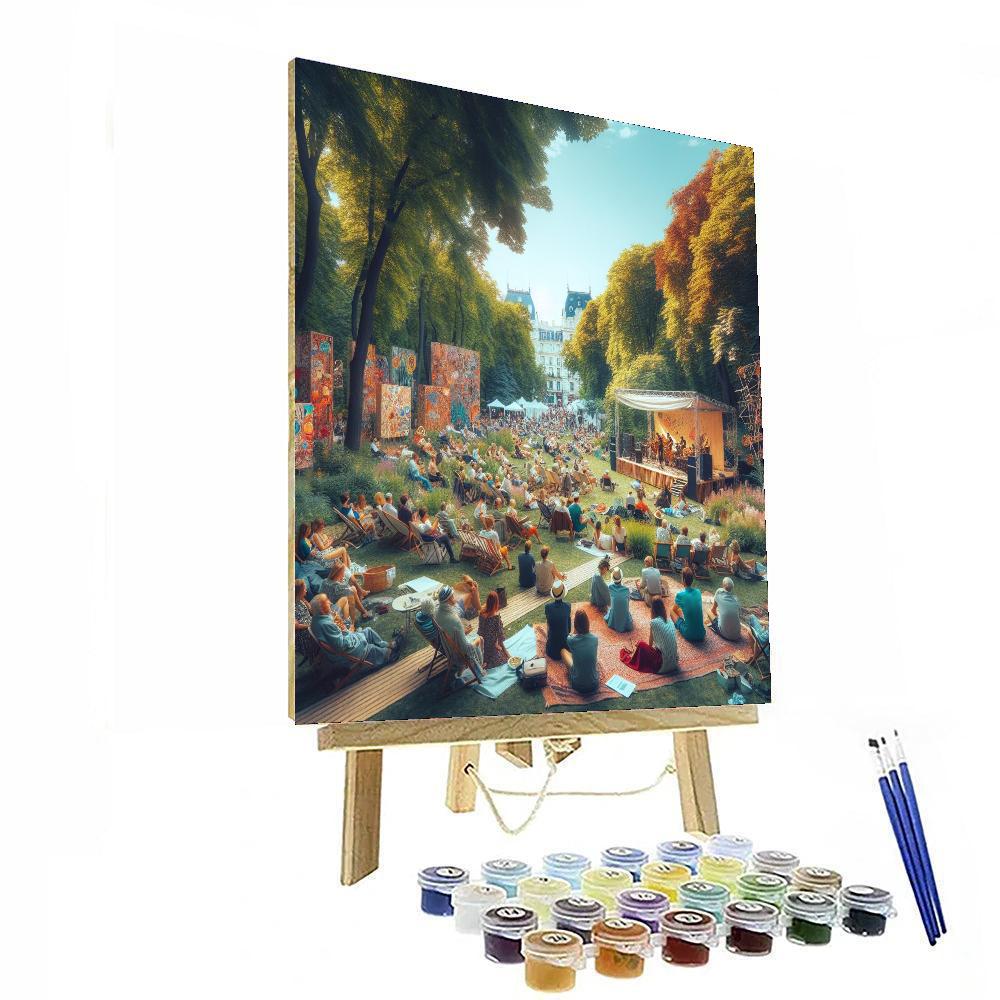 Jazz In The Park - Romania Paint By Color