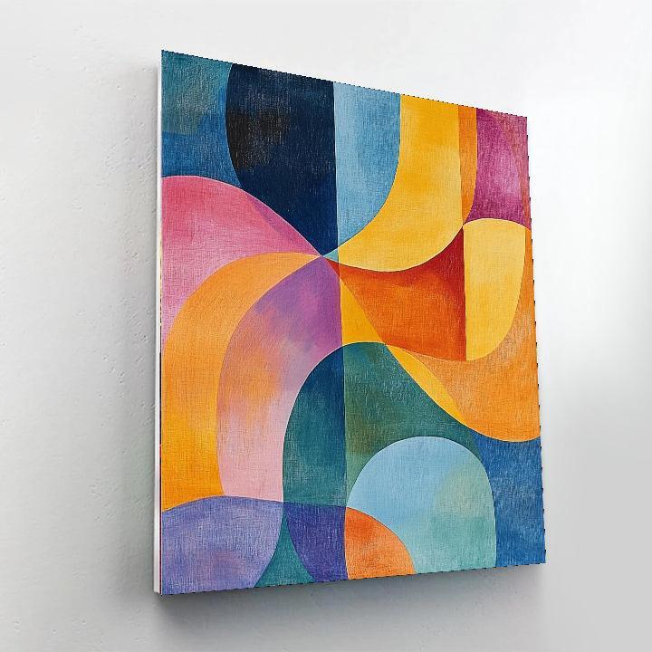 Paul Klee Inspired Melodies In Abstract  Paint By Numbers Art