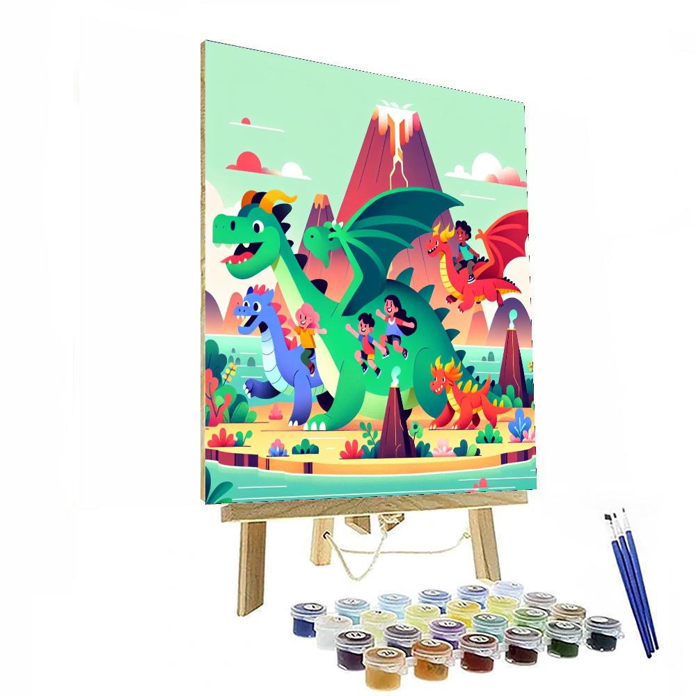 Dragon Island Exploration Paint By Number
