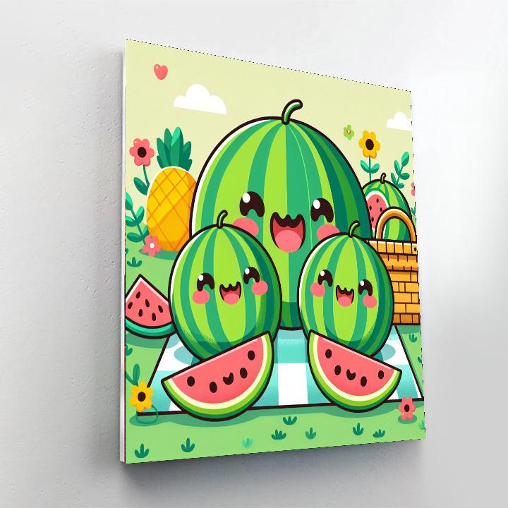 Wonderful Watermelons Paint By Numbers Kits