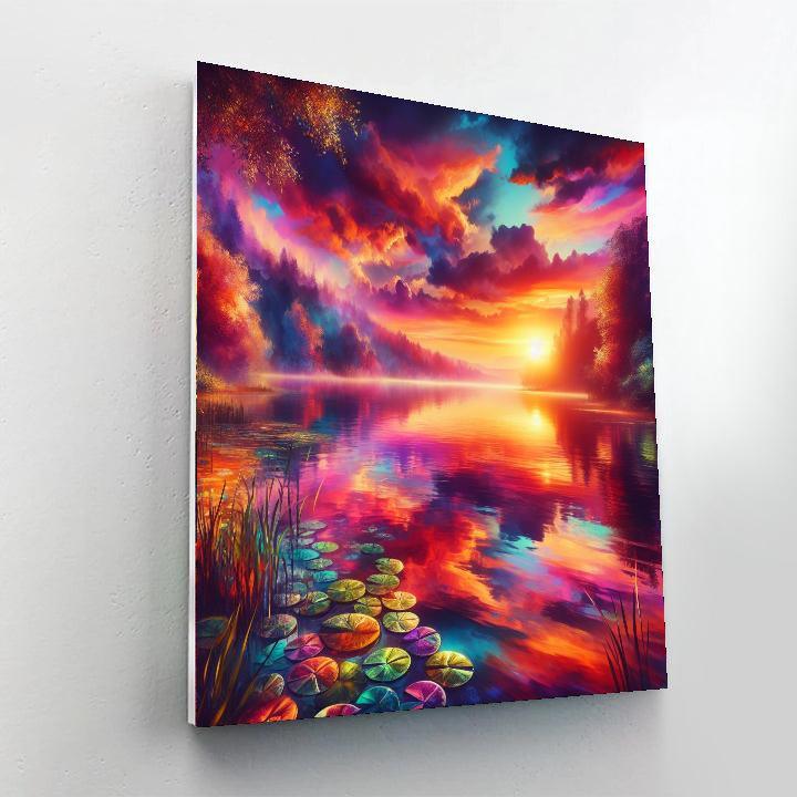 Dazzling Summer Sunset Paint By Number