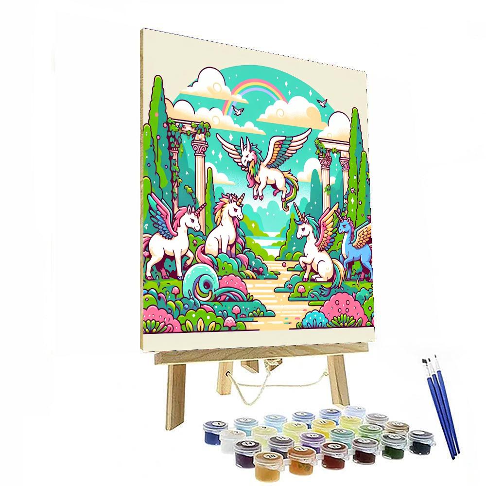 Mystical Creature Haven Paint By Number