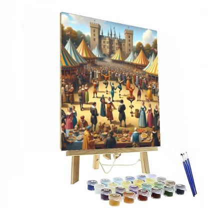 Renaissance Festival Revelry DIY Paint By Numbers