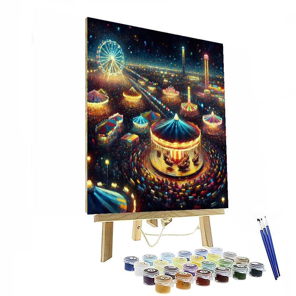 Carnival Night Delight Paint By Numbers Art