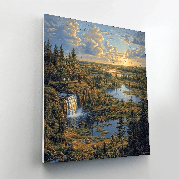 Lahemaa National Park - Estonia Number Painting