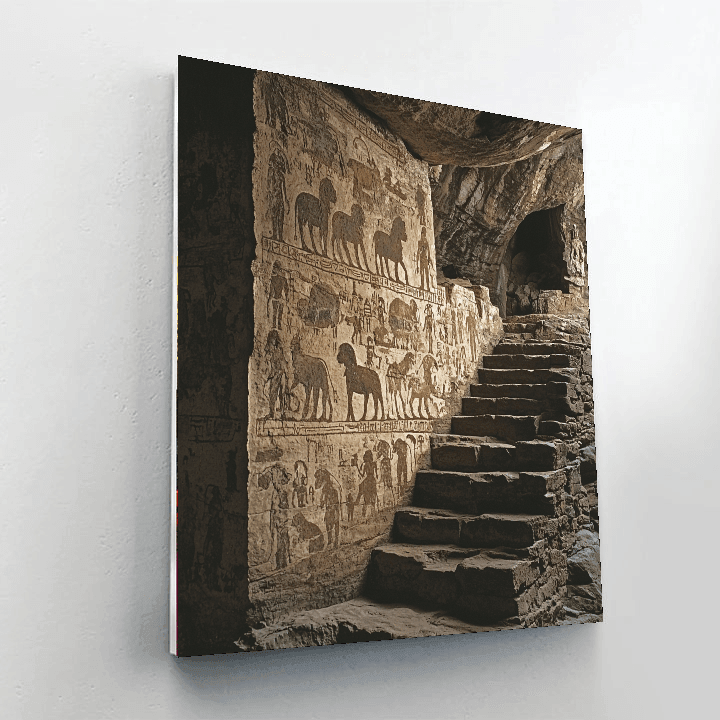 Bhimbetka Rock Shelters - India Painting By Numbers Kit