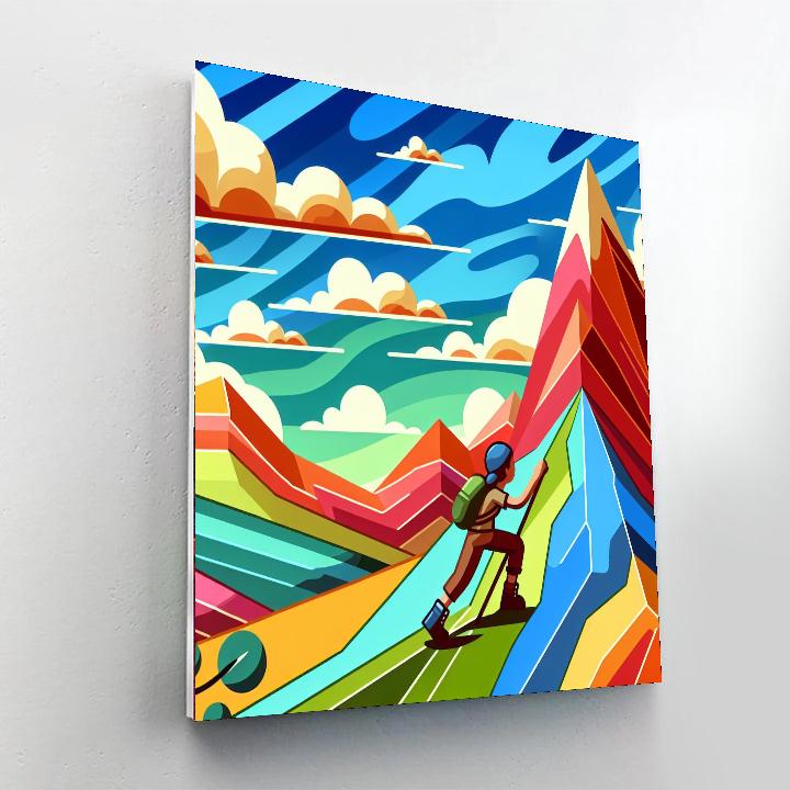 Mystic Mountain Adventure Paint By Numbers Art