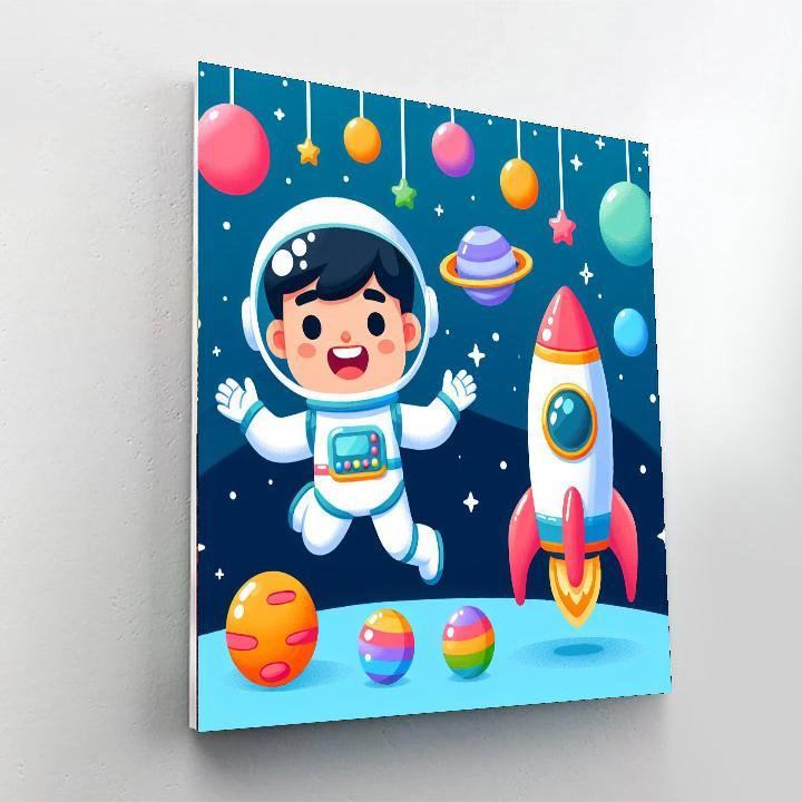 Cosmic Adventure Explorers Paint By Numbers Art