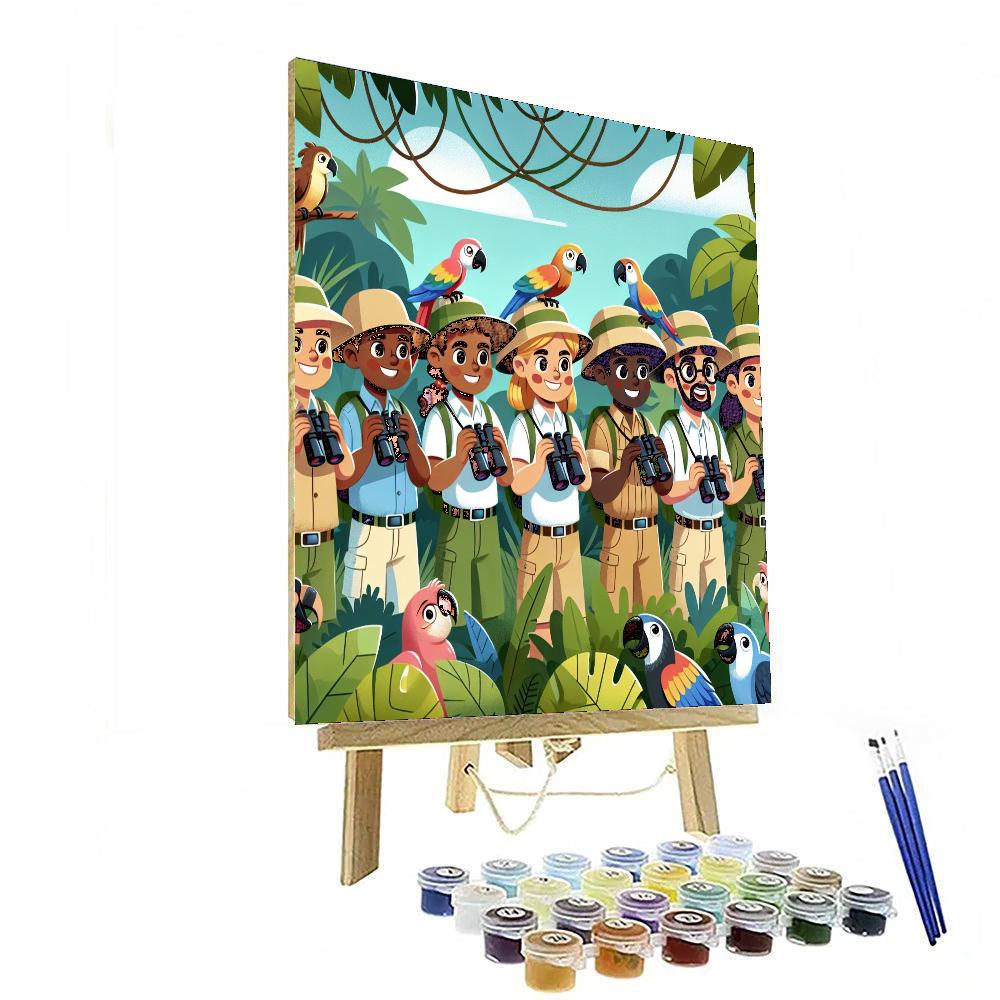 Eco-friendly Jungle Expedition Paint By Numbers