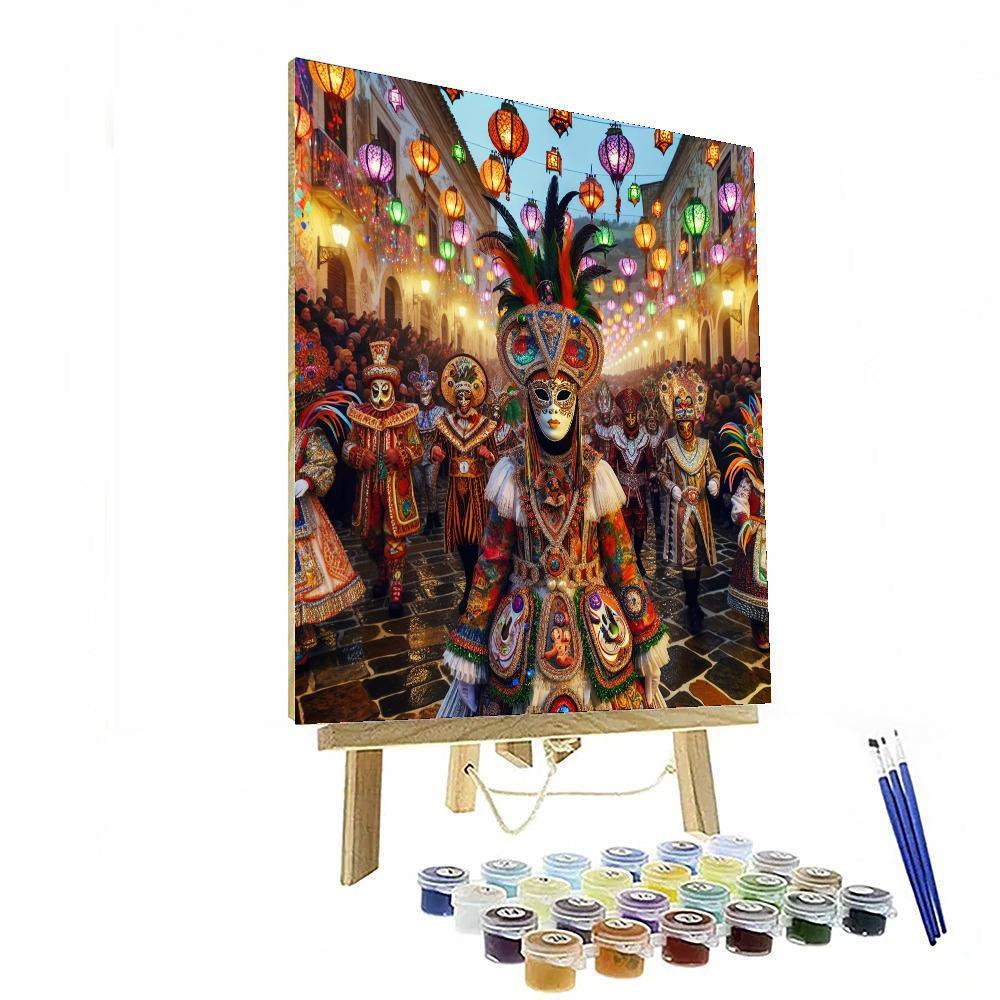 Fasnacht Carnival Paint By Color